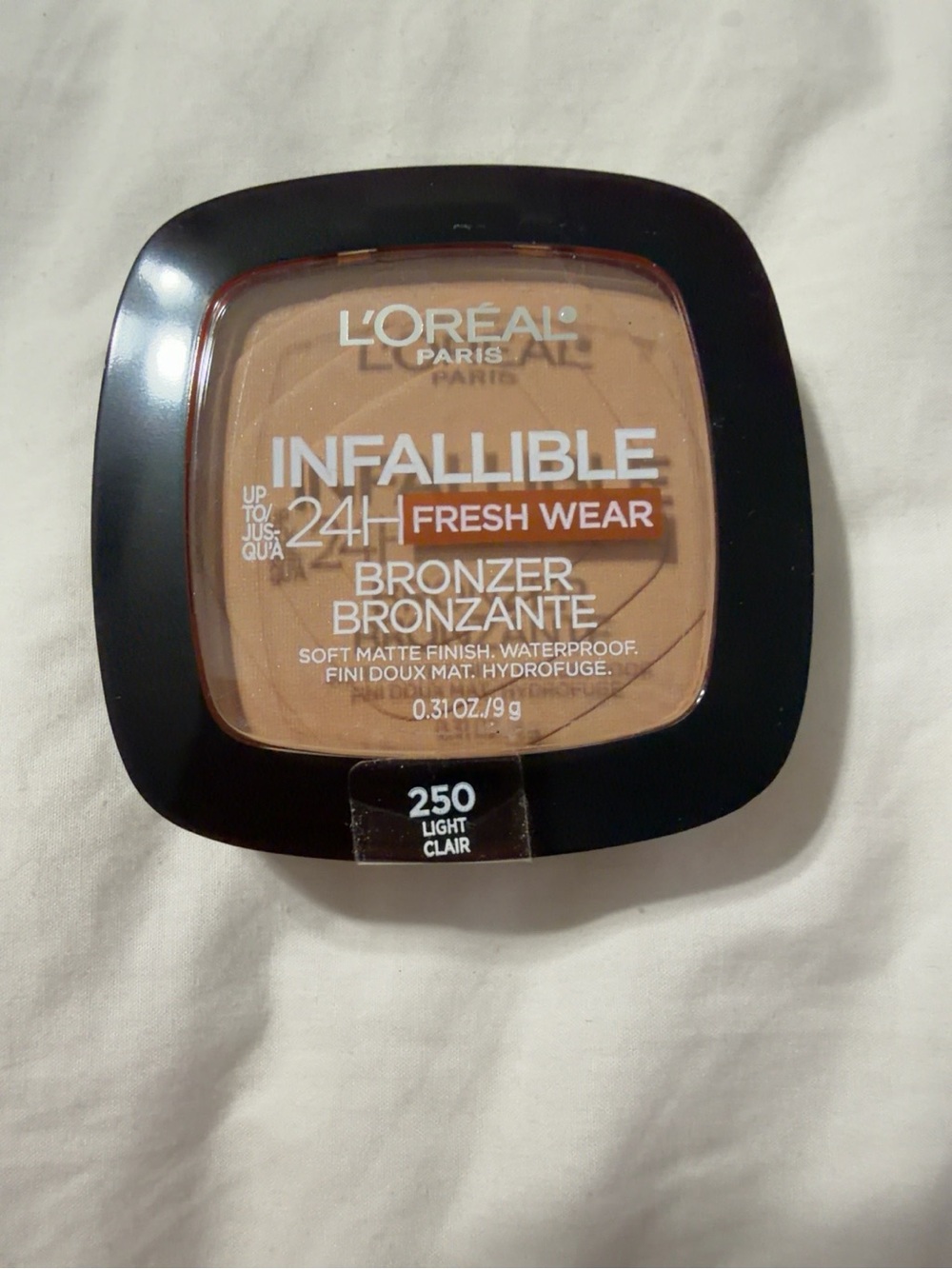 L'Oréal Infallible 24H Fresh Wear Bronzer - 250 Light